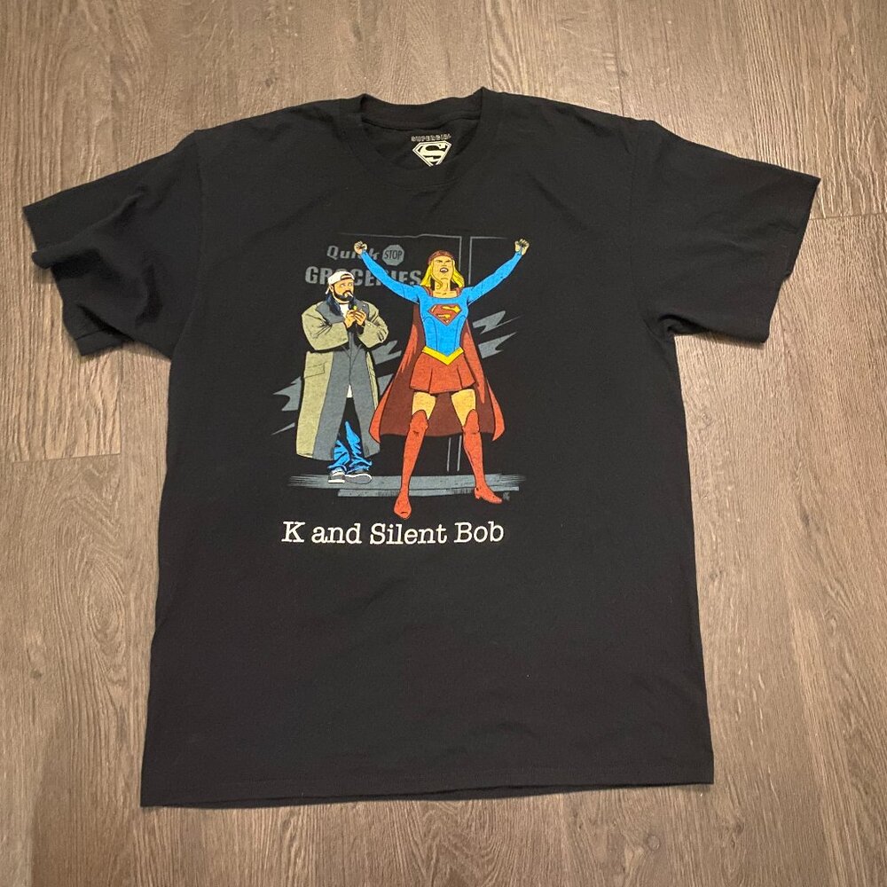 RARE Supergirl TV Series Kevin Smith Directed Episode Crew Gift T-Shirt size L